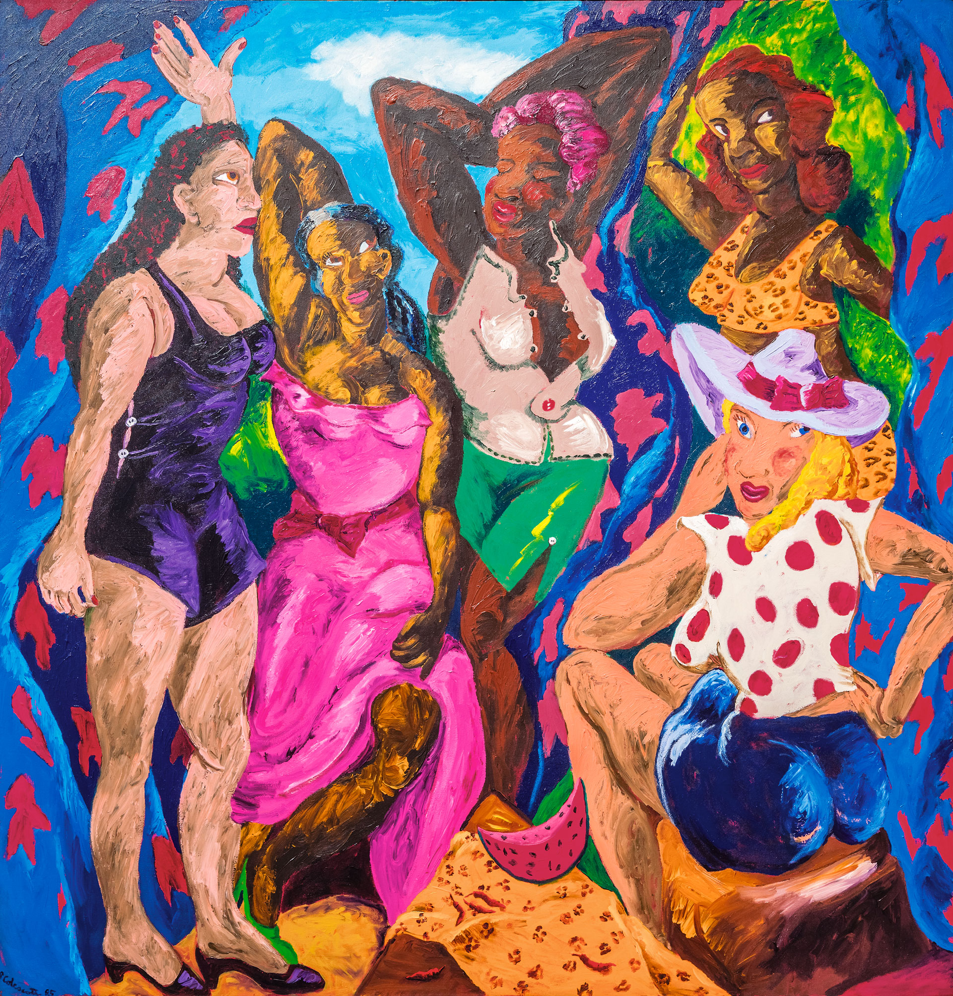 Les Demoiselles d’Alabama: Vestidas by Robert Colescott