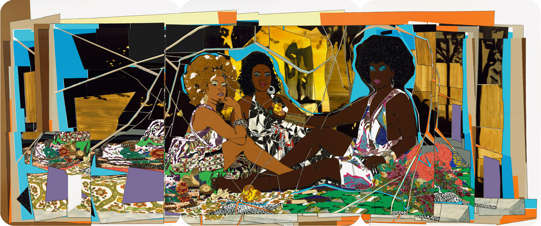 Le déjeuner sur l'herbe: Les Trois Femmes Noires